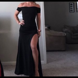 Black formal dress